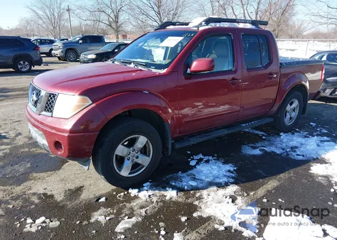 2006 Nissan Frontier Le из США, поврежденный, VIN 1N6AD07U66C445803